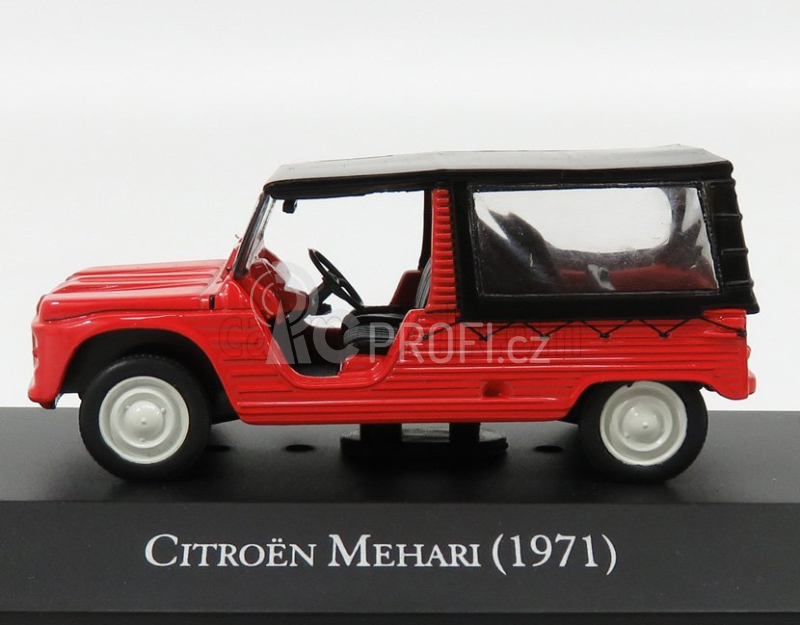 Edicola Citroen Mehari 1971 1:43 Červená Černá