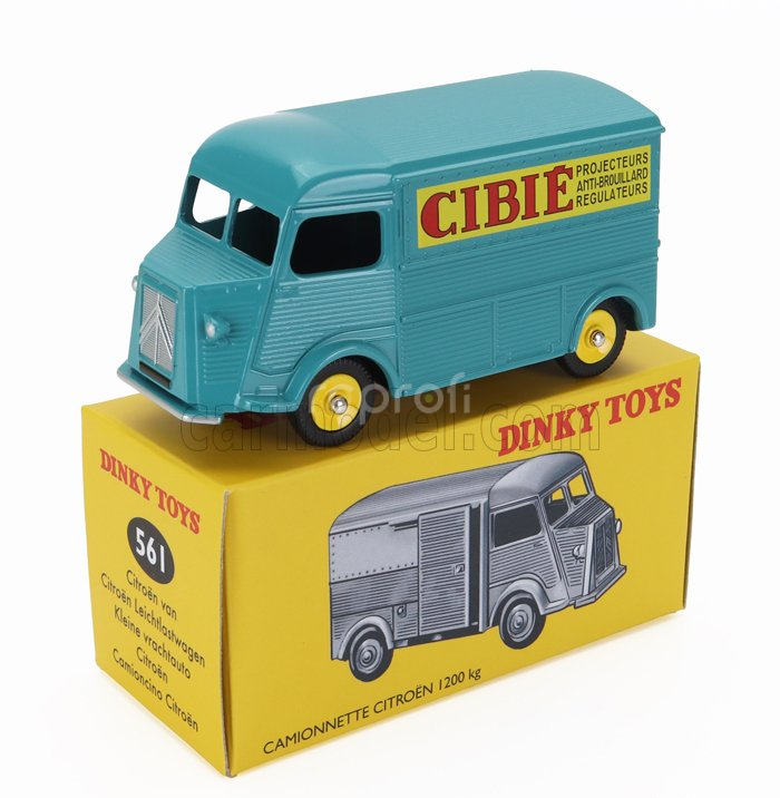 Edicola Citroen Set L'indispensable Citroen 2x H-type 1200kg Van Cibie 1955 - Coffret Box 1:43 Stříbrná Modrá