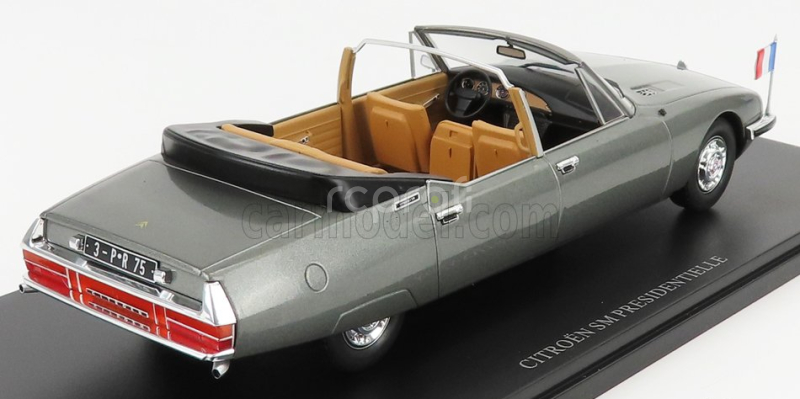 Edicola Citroen Sm Presidentielle Cabriolet 1972 1:24 Grey Met