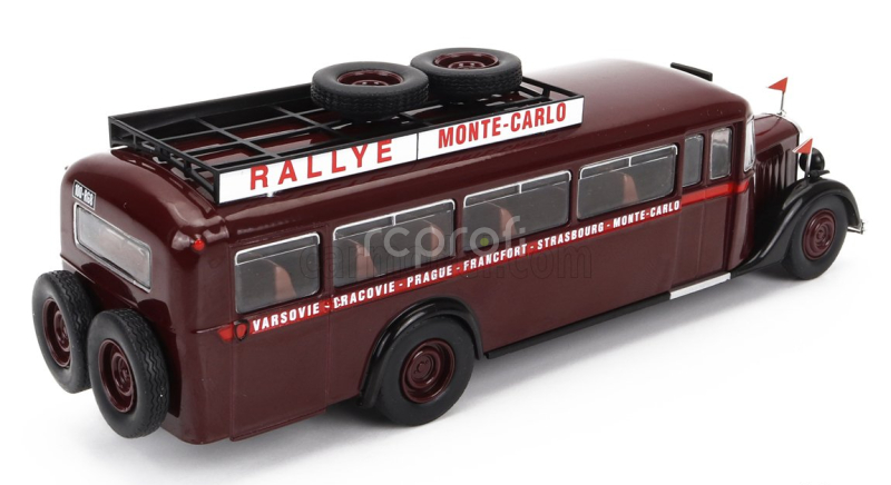 Edicola Citroen T45 Autobus Rally Montecarlo France 1934 1:43 Brown