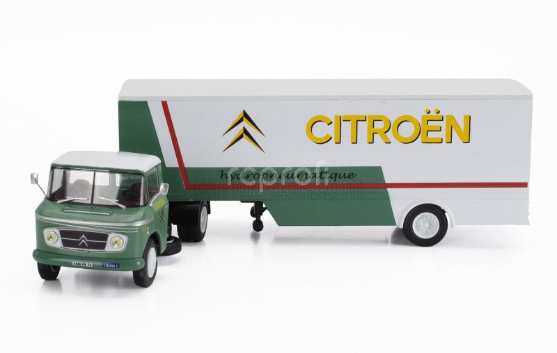 Edicola Citroen T55 Heuliez Truck Hydropneumatique Citroen Transports 1953 - Without Card Box 1:43 Zelená Bílá