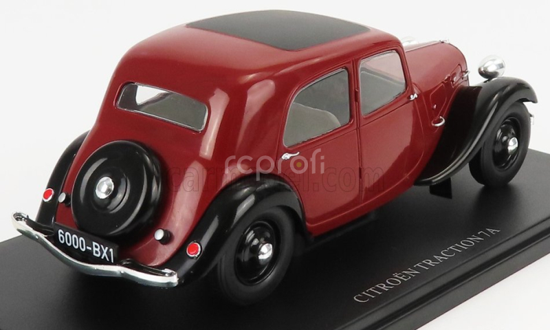 Edicola Citroen Traction 7a Avant 1934 1:24 Červená Černá