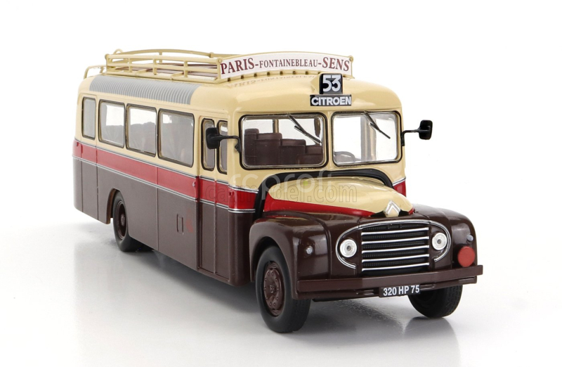 Edicola Citroen Type 46 Dp Uad Autobus 1955 1:43 Hnědý Krém