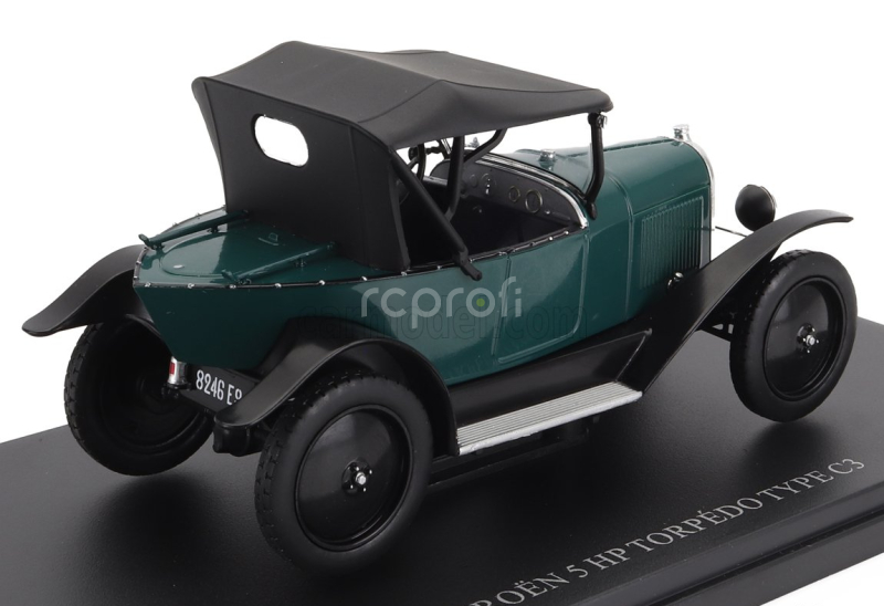 Edicola Citroen Type C3 5hp Torpedo 1923 1:24 Zelená Černá