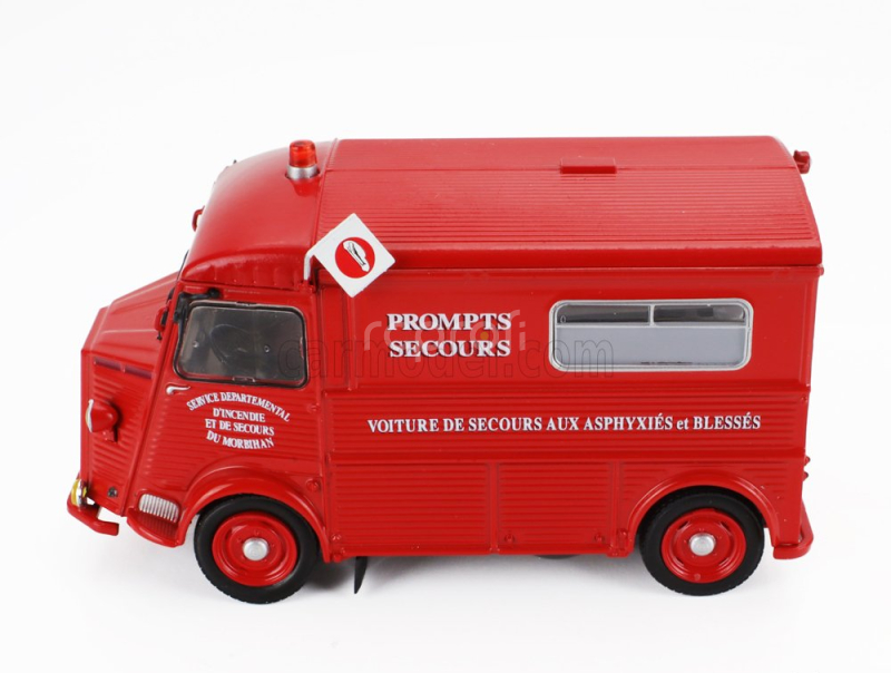 Edicola Citroen Type H Van Voiture De Secours Aux Asphyxies Et Blesses Fire Engine 1968 1:43 Red