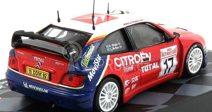 Edicola Citroen Xsara Wrc N 17 Rally Montecarlo 2003 C.McRae - D.Ringer 1:43, červená