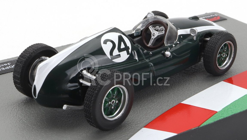 Edicola Cooper F1  T51 Climax Team Cooper Car Company N 24 World Champion Season 1959 Jack Brabham 1959 1:43 Zelená Bílá