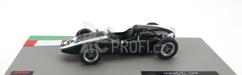 Edicola Cooper F1  T51 Climax Team Cooper Car Company N 24 World Champion Season 1959 Jack Brabham 1959 1:43 Zelená Bílá