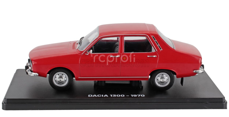 Edicola Dacia 1300 (renault R12) 1970 - Con Vetrina - With Showcase 1:24 Red