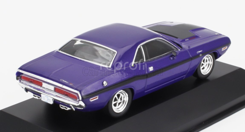 Edicola Dodge Challenger R/t 440 Coupe 1970 - Con Vetrina - With Showcase 1:43 Purple