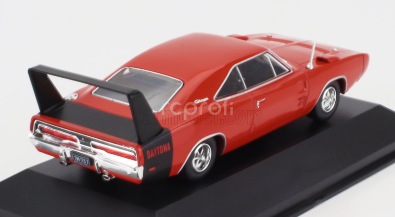 Edicola Dodge Charger Daytona 1969 - Con Vetrina - With Showcase 1:43 Červená Černá