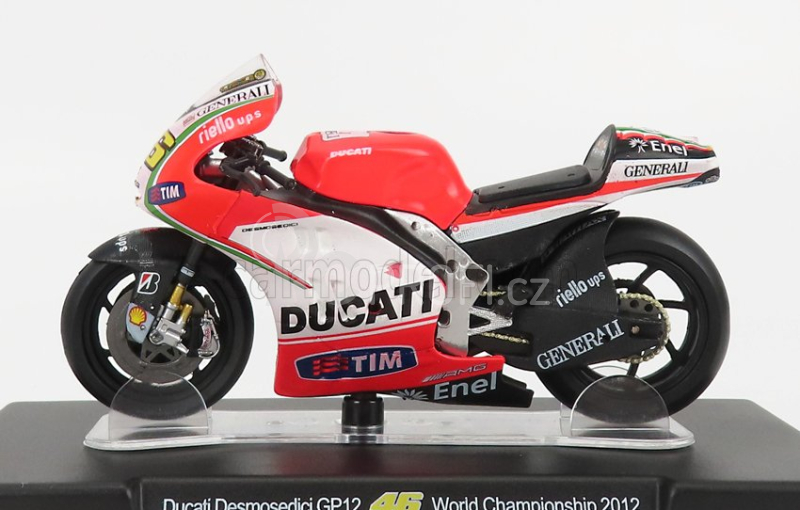 Edicola Ducati Desmosedici Gp12 Ducati Team N 46 1:18, červená