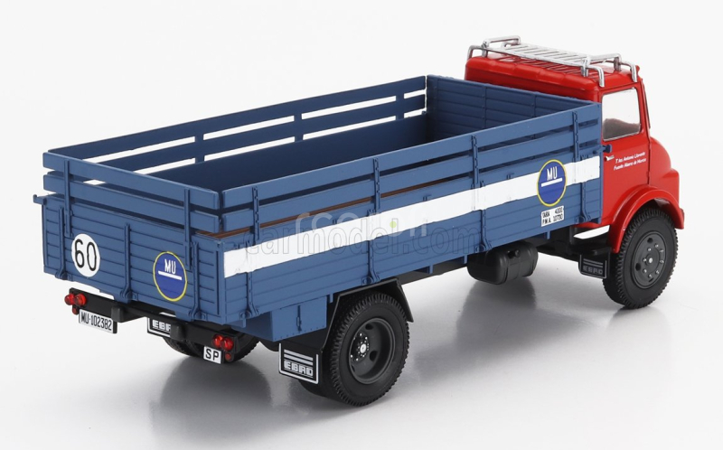 Edicola Ebro C700 Truck 2-assi 1964 1:43 Červená Modrá Bílá
