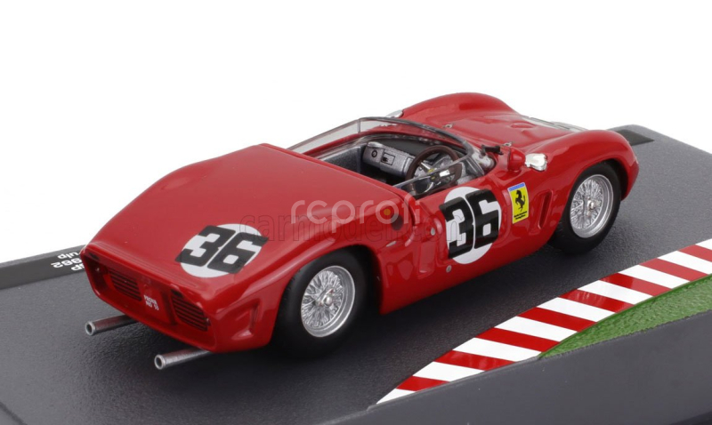 Edicola Ferrari 248sp Spider Team N.a.r.t. N 36 12h Sebring 1962 Peter Ryan - John Fulp 1:43 Red