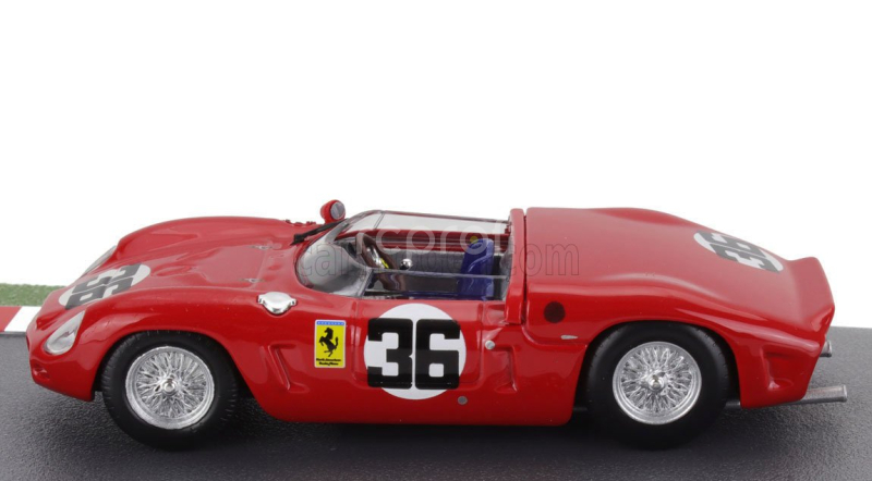 Edicola Ferrari 248sp Spider Team N.a.r.t. N 36 12h Sebring 1962 Peter Ryan - John Fulp 1:43 Red