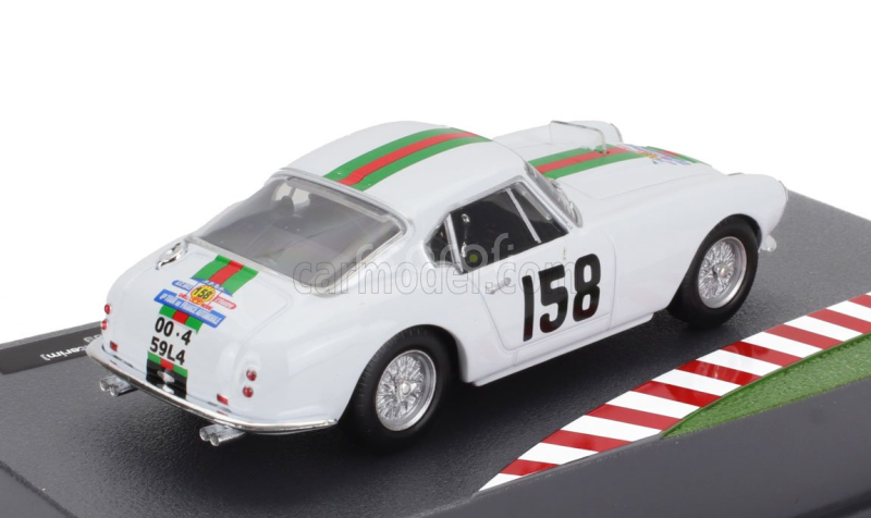 Edicola Ferrari 250 Gt Berlinetta Interim N 158 Tour De France 1959 Jo Schlesser - Annie Schlesser 1:43 Bílá Zelená
