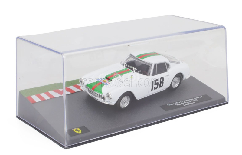 Edicola Ferrari 250 Gt Berlinetta Interim N 158 Tour De France 1959 Jo Schlesser - Annie Schlesser 1:43 Bílá Zelená