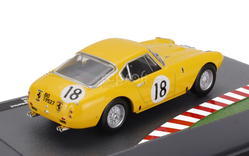 Edicola Ferrari 250 Gto Lwb 3.0l V12 Team N.a.r.t. N 18 24h Le Mans 1959 George Arents - Andre Pilette 1:43 Žlutá