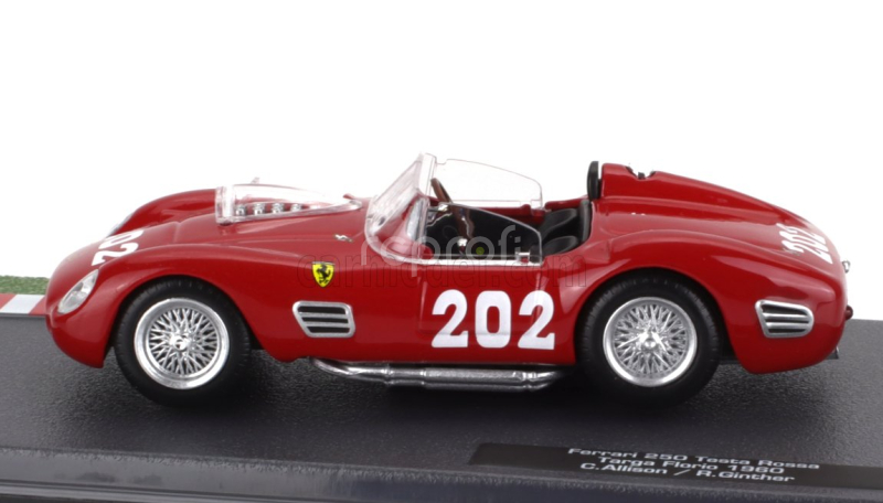 Edicola Ferrari 250tr Spider N 202 Targa Florio 1960 Cliff Allison - Richie Ginther 1:43 Red