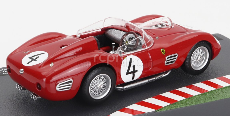Edicola Ferrari 250tr Testa Rossa Spider N 4 1000km Nurburgring 1959 Phil Hill - Olivier Gendebien 1:43 Červená Bílá