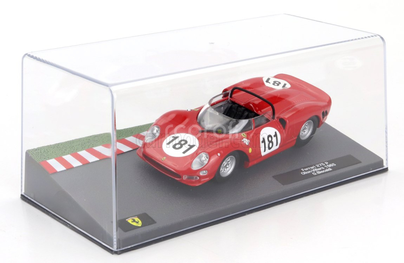 Edicola Ferrari 275p Spider N 181 Ollon-villars 1965 Gianpiero Biscaldi 1:43 Red