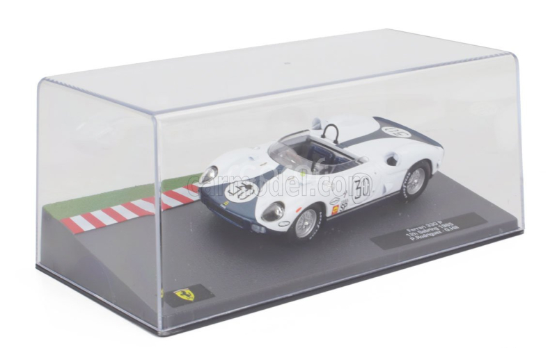 Edicola Ferrari 330p Spider Team Mecom Racing N 30 12h Sebring 1965 Pedro Rodriguez - Graham Hill 1:43 Bílá Modrá