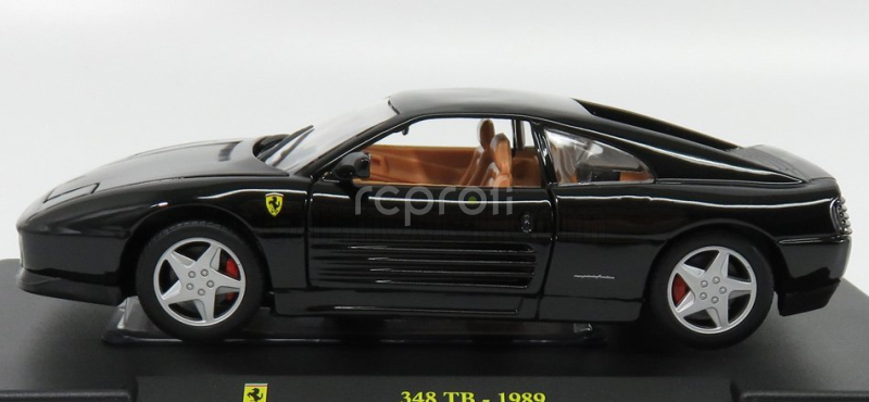 Edicola Ferrari 348tb 1989 - Con Vetrina - With Showcase 1:24 Black