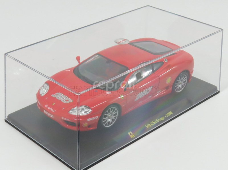 Edicola Ferrari 360 Challenge N 360 2000 - Con Vetrina - With Showcase 1:24 Red