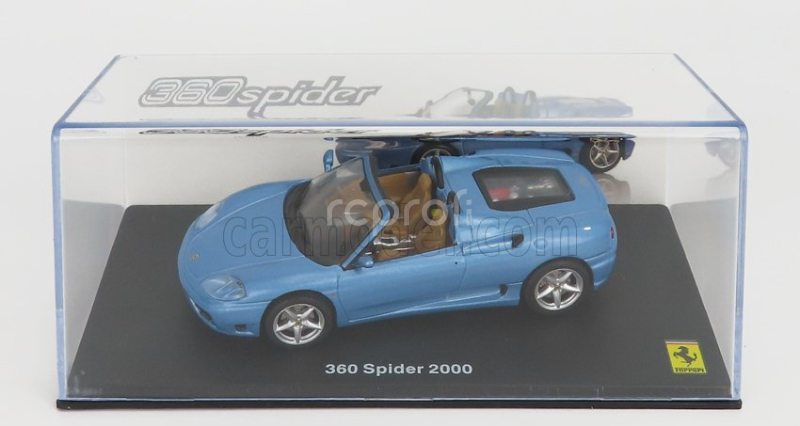 Edicola Ferrari 360 Spider 2000 1:43 Světle Modrá Met