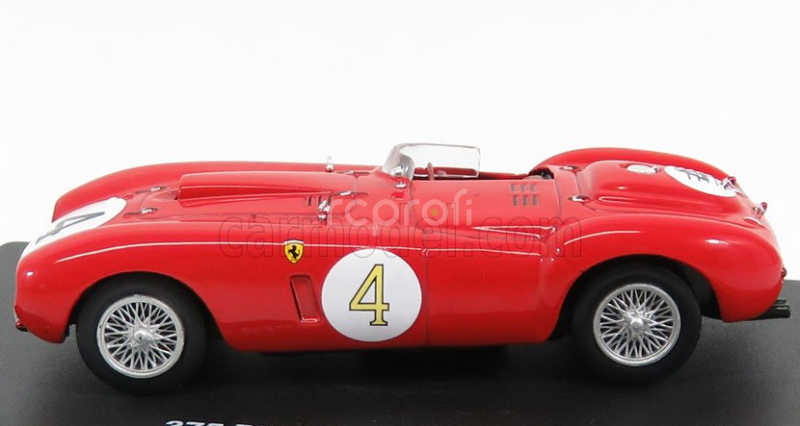 Edicola Ferrari 375 Plus 5.0l V12 Spider Team Scuderia Ferrari N 4 Winner 24h Le Mans 1954 Maurice Trintignant - Jose Froilan Gonzales 1:43 Red