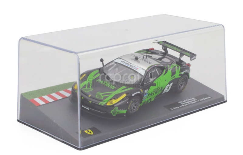 Edicola Ferrari 458 Italia 4.5l V8 Grand-am Team Extreme Speed Motorsport N 03 24h Daytona 2012 Scott Sharp - Ed Brown - Johannes Van Overbeek - Guy Cosmo 1:43 Zelená Černá