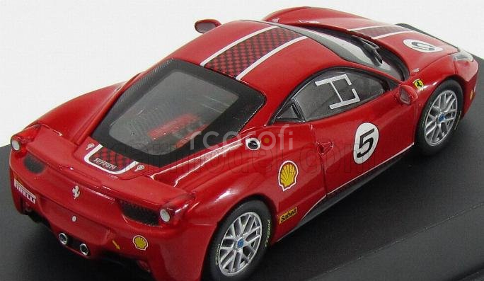 Edicola Ferrari 458 Italia 8c N 5 Challenge 2010 1:43 Rosso Corsa 322 Červená