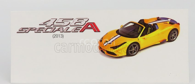 Edicola Ferrari 458 Italia Speciale A Spider 2013 1:43 Žlutá
