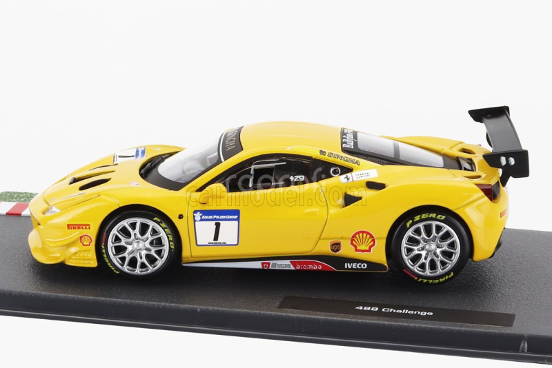 Edicola Ferrari 488 Gt3 3.9l Turbo V8 N 1 Challenge 2017 1:43 Žlutá