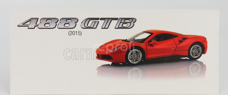 Edicola Ferrari 488 Gtb 2015 1:43 Red
