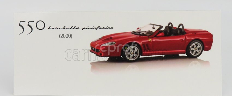 Edicola Ferrari 550 Barchetta Spider Pininfarina 2000 1:43 Red