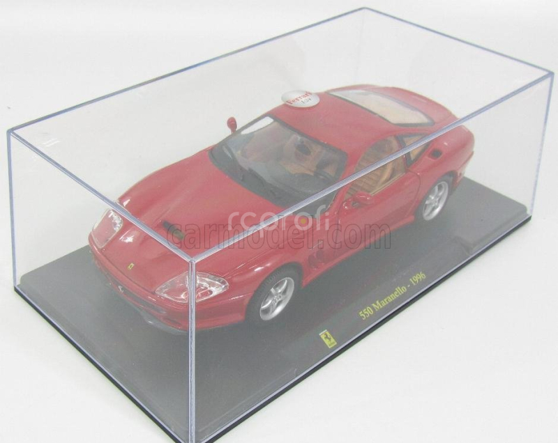 Edicola Ferrari 550 Maranello 1996 - Con Vetrina - With Showcase 1:24 Red