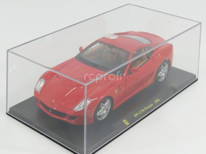 Edicola Ferrari 599 Gtb Fiorano 2006 - Con Vetrina - With Showcase 1:24 Red