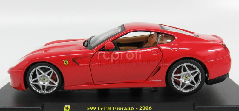 Edicola Ferrari 599 Gtb Fiorano 2006 - Con Vetrina - With Showcase 1:24 Red