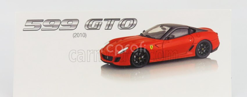 Edicola Ferrari 599 Gto 2010 1:43 Červená Matná Šedá Met