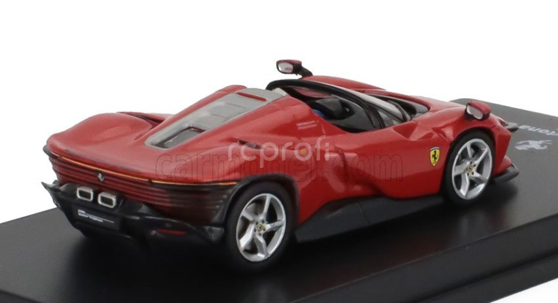 Edicola Ferrari Daytona Sp3 Open Roof 2021 - Con Vetrina - With Showcase 1:64 Rosso Corsa - Červená