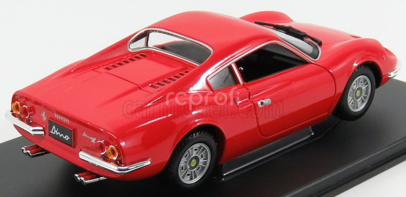 Edicola Ferrari Dino 206 1967 - Con Vetrina - With Showcase 1:24 Red