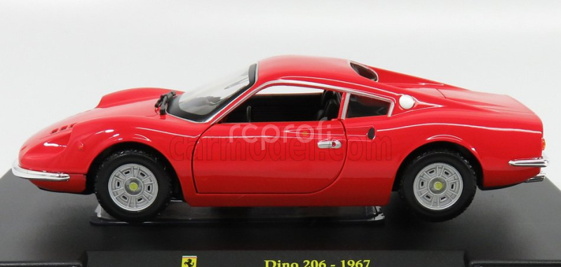 Edicola Ferrari Dino 206 1967 - Con Vetrina - With Showcase 1:24 Red
