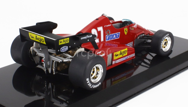 Edicola Ferrari F1 126 C2b N 27 Season 1983 Patrick Tambay - Con Vetrina - With Showcase 1:24 Red