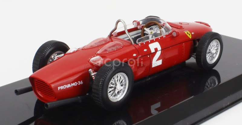 Edicola Ferrari F1  156 N 2 World Champion Season 1961 Phil Hill - Con Vetrina - With Showcase 1:24 Red