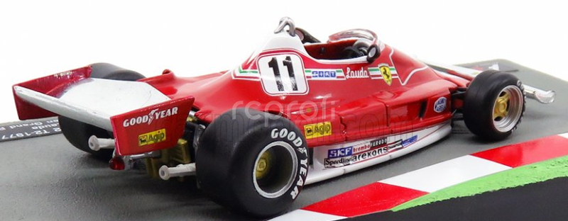 Edicola Ferrari F1  312t2 N 11 World Champion Brazilian Gp 1977 Niki Lauda 1:43 Red