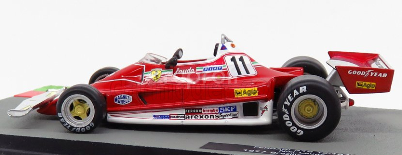 Edicola Ferrari F1  312t2 N 11 World Champion Brazilian Gp 1977 Niki Lauda 1:43 Red