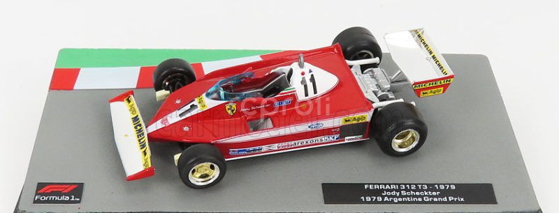Edicola Ferrari F1  312t3 N 11 World Champion Winner Argentine Gp 1979 Jody Scheckter 1:43 Red