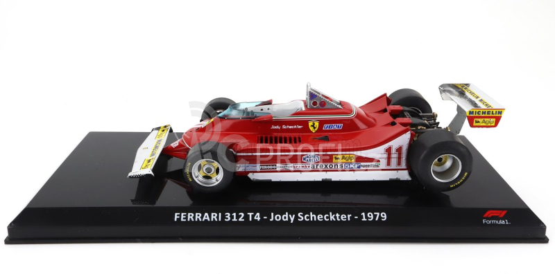 Edicola Ferrari F1  312t4 N 11 World Champion Winner Monza Italy Gp 1979 Jody Scheckter - Blister Box 1:24 Red