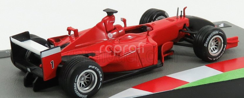 Edicola Ferrari F1  F2001 N 1 World Champion Season 2001 Michael Schumacher 1:43 Červená Černá